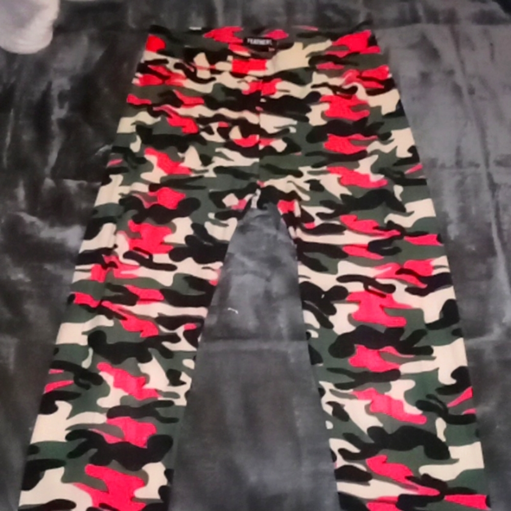 Camo print legging set